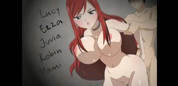  Anime fuck compilation Nami nico robin lucy erza juvia